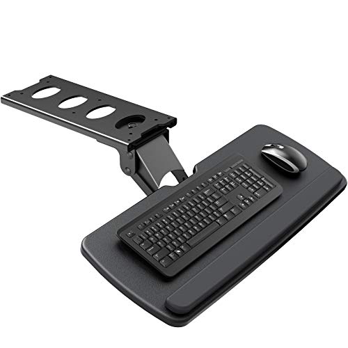 HUANUO Keyboard Tray Under Desk, 360 Adjustable Ergonomic Sliding