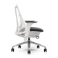 Herman Miller Sayl Chair White Fully Adjustable with Tilt Limiter/Seat Depth/Adjustable Arms/Chrome Base Renewed