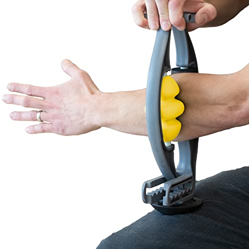 Rolflex Arm & Leg Massager - Forearm & Calf Roller - Tennis & Golfer's Elbow, Carpal Tunnel, Tendonitis, Wrist, Hand, Calf, Foot, & Thigh Relief - Trigger Point - Active & Myofascial Release