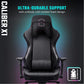 Cooler Master Caliber X1 Gaming Chair for Computer Game, Office and Racing Style Gamer, Comfy Ergonomic 360° Swivel Reclining High Back Chairs with Armrest Backrest Headrest Lumbar Support PU Leather