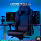 Cooler Master Caliber X1 Gaming Chair for Computer Game, Office and Racing Style Gamer, Comfy Ergonomic 360° Swivel Reclining High Back Chairs with Armrest Backrest Headrest Lumbar Support PU Leather