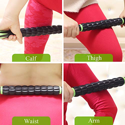 Muscle Roller, Massage Roller Stick for Athletes, Help Reducing Muscle Soreness Cramping Tightness Leg Arms Back Calves Muscle Massager